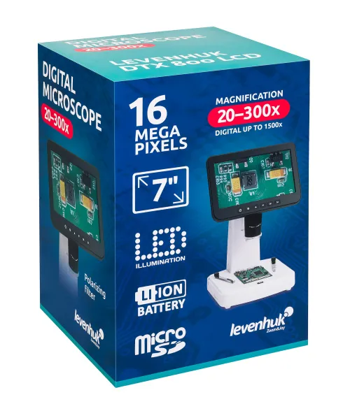 Микроскоп цифровой Levenhuk DTX 800 LCD фото