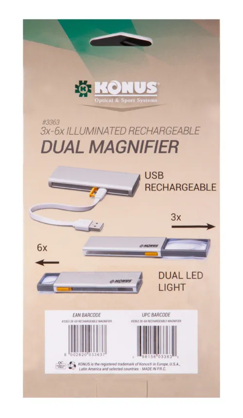 Лупа Konus Dual 3/6x картинка