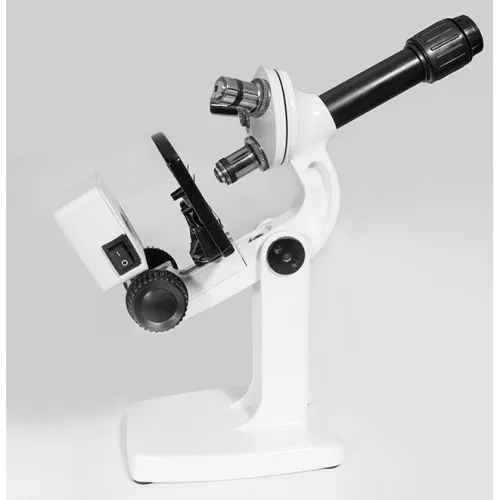 Микроскоп «Юннат 2П-3», белый, с подсветкой фотография