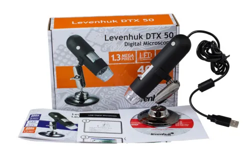 Микроскоп цифровой Levenhuk DTX 50 картинка
