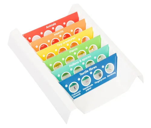 Набор микропрепаратов Levenhuk Discovery «Флора и фауна», 24 шт. изображение