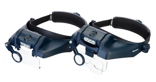 Лупа налобная с аккумулятором Levenhuk Discovery Crafts DHR 20 изображение