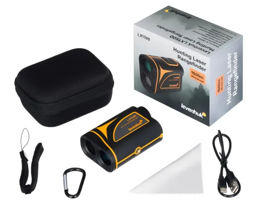 Лазерный дальномер для охоты Levenhuk LX1500 изображение