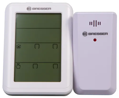 Гигрометр с часами Bresser MyClimate, белый изображение