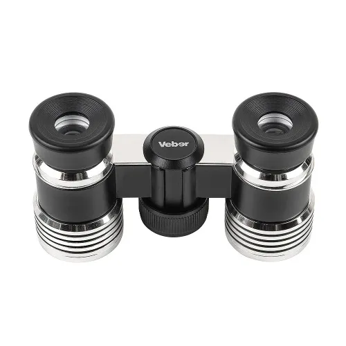 Бинокль театральный Veber Opera БГЦ 3x27, черно-серебристый фотография