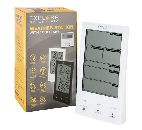Метеостанция Explore Scientific Classic Vertical, белая фотография