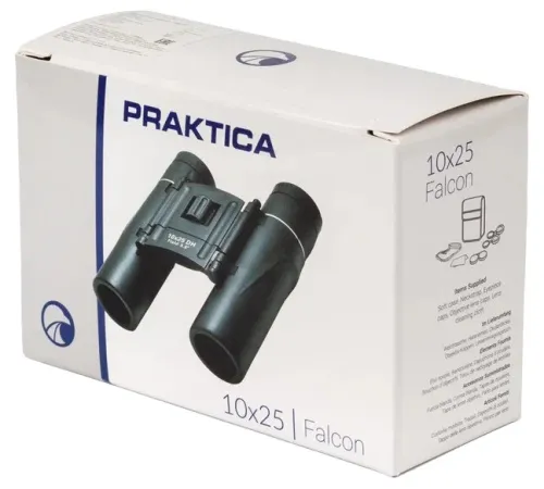 Бинокль PRAKTICA Falcon 10x25, черный изображение
