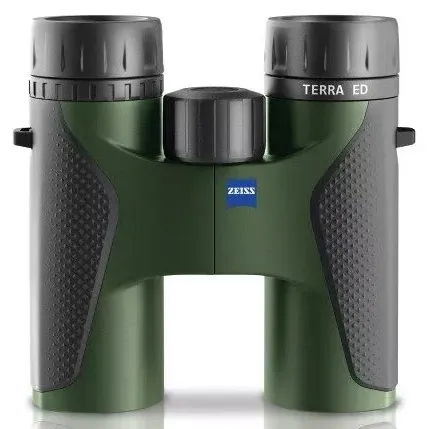 Бинокль Carl Zeiss TERRA ED 8x32, черно-зеленый изображение