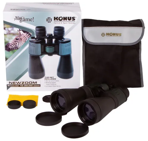 Бинокль Konus NewZoom 10–30x60 изображение