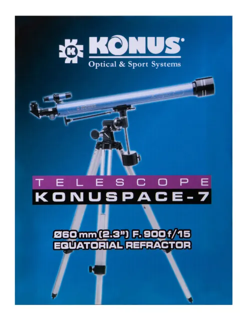 Телескоп Konus Konuspace-7 60/900 EQ фотография