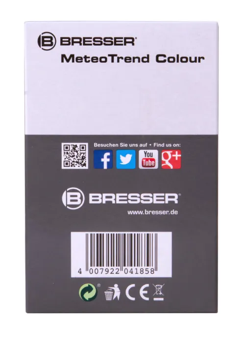 Метеостанция Bresser MeteoTrend Colour с радиоуправлением, черная изображение