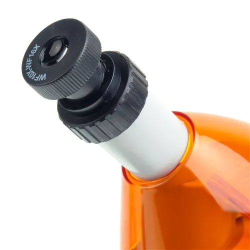 Микроскоп Микромед «Атом» 40–640x, апельсин фотография