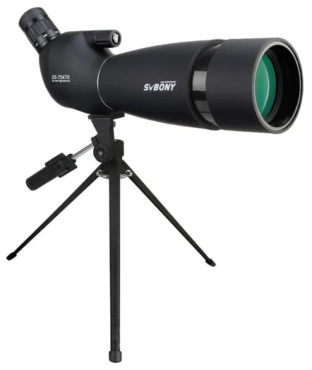 Зрительная труба SVBONY SV28 25–75x70 WP со штативом изображение