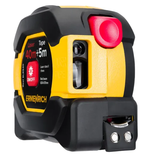 Рулетка с лазерным дальномером Ermenrich Reel SLR540 изображение