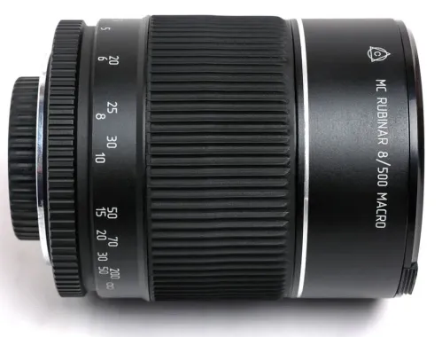 Объектив фотографический МС Рубинар 8/500 Макро изображение