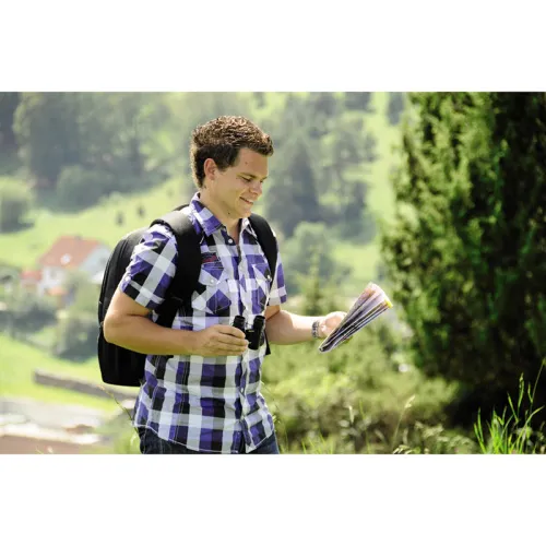 Бинокль Hama 12x25 Optec Roof, черный фото