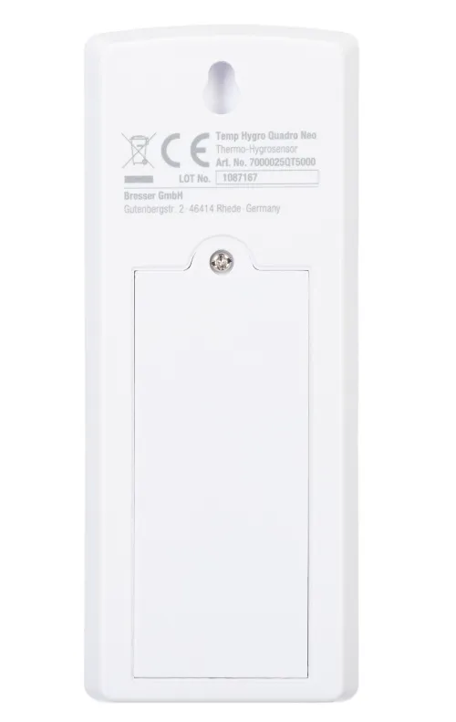 Метеостанция Bresser Temeo Hygro Quadro Prestige с тремя датчиками, серая картинка