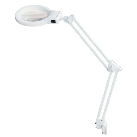 Лупа-лампа настольная «Леда С20» 2/9x, 127 мм, на струбцине, с подсветкой (20 LED) фотография