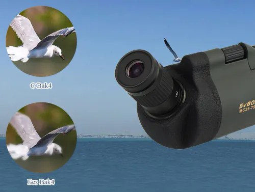Зрительная труба SVBONY SV41 25–75x70 MAK WP со штативом изображение