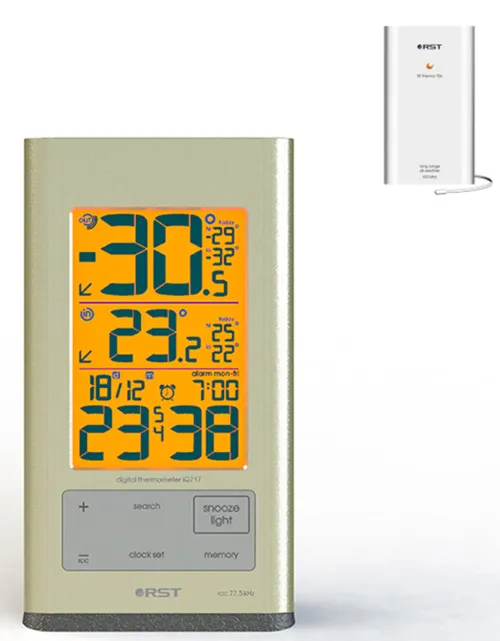 Термометр цифровой RST 02717 (IQ717) с беспроводным датчиком фотография
