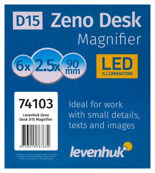 Лупа настольная Levenhuk Zeno Desk D15 фото