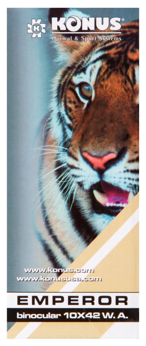 Бинокль Konus Emperor 10x42 WA Green картинка