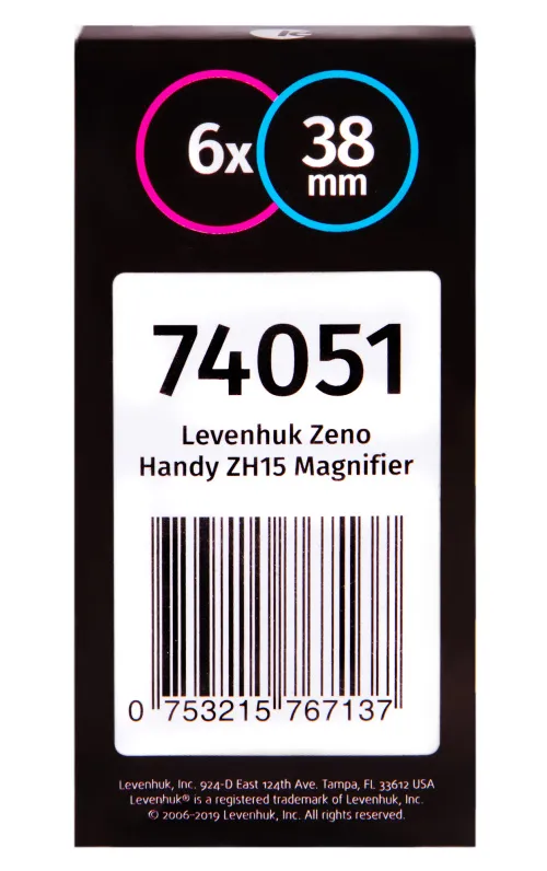 Лупа ручная Levenhuk Zeno Handy ZH15 фото