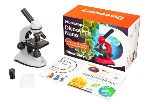 Микроскоп Levenhuk Discovery Nano Terra с книгой фото