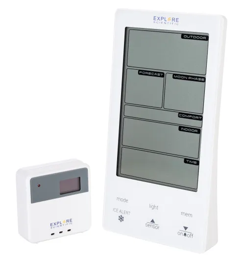 Метеостанция Explore Scientific Classic Vertical, белая фото