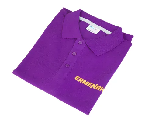 Фирменная футболка-поло Ermenrich, фиолетовая, размер XL фотография