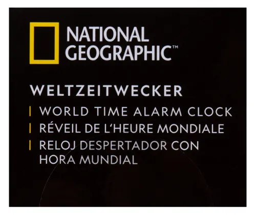 Часы Bresser World Time с термометром и фонариком изображение