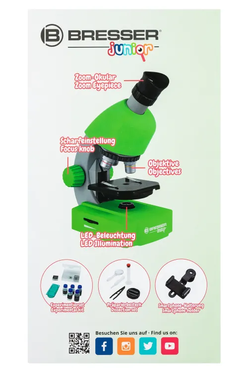 Микроскоп Bresser Junior 40–640x фото
