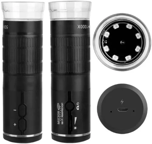 Микроскоп цифровой МЕГЕОН с Wi-Fi (33040) фотография