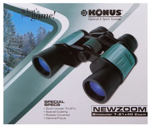 Бинокль Konus NewZoom 7–21x40 картинка