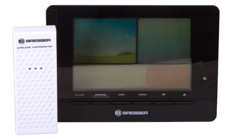 Метеостанция Bresser MeteoTrend Colour с радиоуправлением, черная фотография
