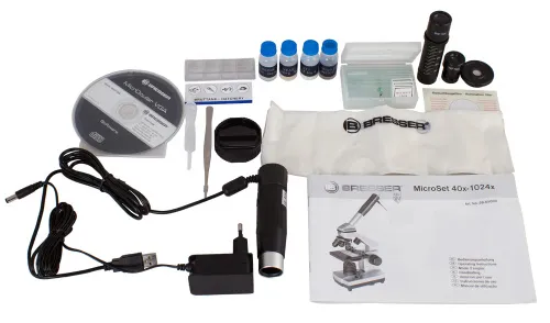 Микроскоп цифровой Bresser Junior 40x–1024x, в кейсе картинка