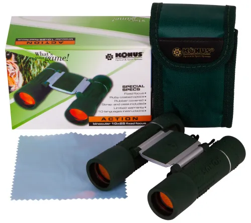 Бинокль Konus Action 10x25 FF изображение