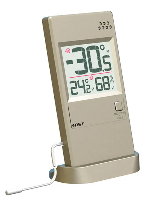 Термогигрометр цифровой RST 01596 с внешним датчиком, оконный изображение