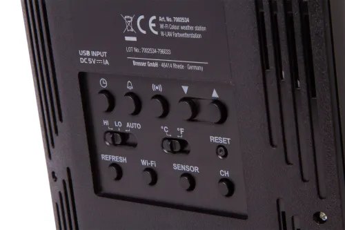 Метеостанция Bresser «4 в 1» Wi-Fi с UV-датчиком и цветным дисплеем изображение