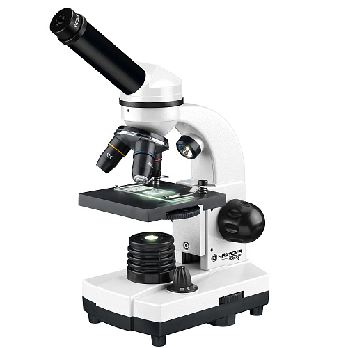 Микроскоп Bresser Junior Biolux SEL 40–1600x, белый, в кейсе картинка