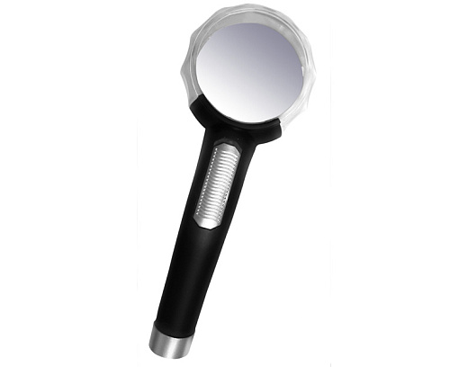 Лупа Kromatech ручная контактная 10x, 65 мм, с подсветкой (1 LED) TH-8015 картинка
